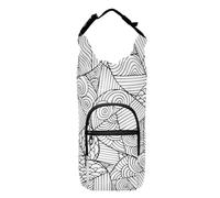 Happy Valentine's Day - Soporte negro para botella de agua para caminar, varios tamaños para senderismo, bolsa de transporte para botella de agua para senderismo, se adapta a botellas de 20 onzas, 24