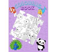 ✨ Happy Vibes: A Fun & Easy Coloring Book for Kids and Adults - Bold Lines, Big Simple Art with Cute Animals, Magical Scenes, Smiling Suns, Rainbows & ... Designs with Cute Animals, Calm Nature,)