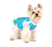 Happy White Goose - Chaleco de algodón para perros pequeños, transpirable, suave y cómodo, para gatos y perros