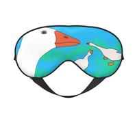 Happy White Goose - Máscara de ojos suave, unisex, cómoda y transpirable, adecuada para el descanso diario. Te ayuda a entrar rápidamente en un sueño profundo.
