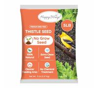 Happy Wings Nyjer/Semillas de cardo Alimento para aves silvestres - 5 libras