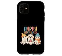 Happy Winterween Cute Ghosts Invierno Halloween Navidad Carcasa para iPhone 11