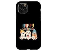 Happy Winterween Cute Ghosts Invierno Halloween Navidad Carcasa para iPhone 11 Pro