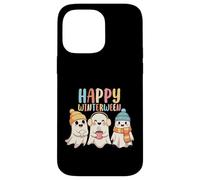 Happy Winterween Cute Ghosts Invierno Halloween Navidad Carcasa para iPhone 14 Pro MAX