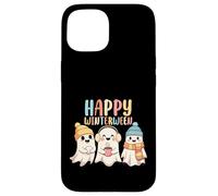 Happy Winterween Cute Ghosts Invierno Halloween Navidad Carcasa para iPhone 15