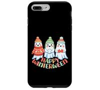 Happy Winterween Cute Ghosts Navidad Invierno Halloween Carcasa para iPhone 7 Plus/8 Plus