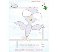 Happy Writing Blank Comic Book: AniToony Cartoon Collection - Alieanna