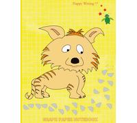 Happy Writing Graph Notebook: AniToony Cartoon Collection - BUNY & Dog