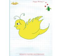 Happy Writing Graph Notebook: AniToony Cartoon Collection - Flowy