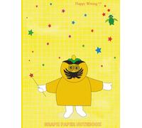 Happy Writing Graph Notebook: AniToony Cartoon Collection - Prof. Pinny