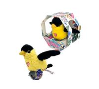 HAPPY YAPPERS Oriol - Pajarito Interactivo Que Canta, Mueve Las Alas y Repite lo Que Dices, Incluye Brazalete y Cable de Carga, Modelo Oriol de 6 Diferentes Disponibles, Famosa (HPA00600)