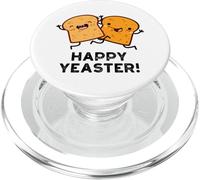Happy Yeaster Funny Pan Juego de palabras PopSockets PopGrip para MagSafe
