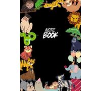 Happy Zoo Notebook: A Colorful of Animals Notebook, 120 pages dotted lined, 6"x9"