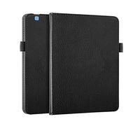 HAPPYA Pad & Tab Casos por Kobo Aura One 78 Pulgadas Impermeable E-Lector E-E-LEXER U CUERCO Folio Folio Magnetic Funda Protectora de la Piel (Color : Black)