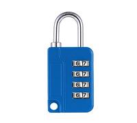 Happyaer Candado de equipaje de viaje pequeño con combinación de 4 dígitos, ligero, para mochilas, gimnasio, escuela, taquillas con contraseña