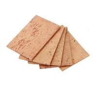 Happyaer Juego de 5 láminas de corcho para cuello de saxofón para saxofón tenor alto soprano, piezas de repuesto de instrumentos de corcho