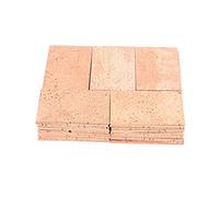 Happyaer Juego de 50 láminas de corcho para cuello de saxofón para saxofón tenor alto soprano, piezas de repuesto de instrumentos de corcho