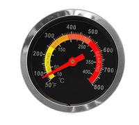 Happyaer Termómetro de acero inoxidable para barbacoa, ahumador, parrilla, termómetro de temperatura 10-400 ℃