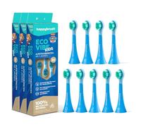 happybrush 9 unidades (3 x 3) para cepillo de dientes eléctrico sónico ECO VIBE 3 Agnes y PawPatrol cabezales de recambio | Cepillos de repuesto originales con cerdas redondeadas (PawPatrol, 1 unidad