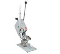 Happybuy Cortadora Manual de Salchichas en Forma de U de Calidad con 2 Cajas de Clips, 8.000 piezas Hebillas, Cortadora de Pan Robusta de Acero Fino A3, Cortadora de Alimentos Plegable