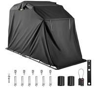 Happybuy motocicleta refugio de almacenamiento impermeable 600d Oxford de tienda de almacenamiento de moto motocicleta refugio cobertizo para la mayoría de motocicletas