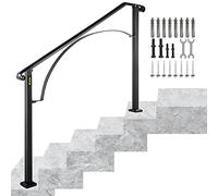 Happybuy Pasamanos Negro Barandilla de Escalera Barandilla Escalera Pasamanos Escalera Pasamanos Barandilla Barandas para Interiores y Exteriores