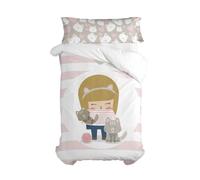 HappyFriday Juego de Funda nórdica Happynois Kitty Multicolor Cama de 80/90 2 Piezas