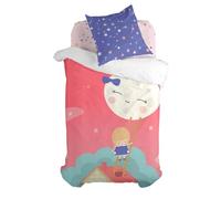 HappyFriday Juego de Funda nórdica Happynois Moon Dream Multicolor Cama de 80 2 Piezas