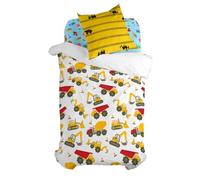 HappyFriday Juego de Funda nórdica Mr Fox Machinery Multicolor Cama de 80 2 Piezas