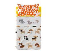 HappyFriday Juego de Sábanas Mr Fox Dogs Multicolor Cuna de Bebé 2 Piezas D1614177 - EAN: 8420001046401