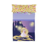 HappyFriday Juego de Sábanas Mr Fox Long Braid Multicolor Cama de 80/90 2 Piezas