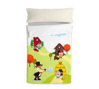 HappyFriday Saco Nórdico con Relleno Mr Fox Piggys Multicolor 105 x 200 cm