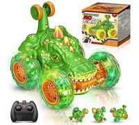 HappyGoLucky Coche Teledirigido, Juguetes de Regalo Monster Truck Hot Wheels, Juegos Exterior para Niños 2-10 Años