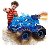 HappyGoLucky Coche Teledirigido Niños 3 4 5 6 8 años, Juguetes Niños 3 4 5 6 7 8 Años Dinosaurios Juguetes Regalo Niño Niña 3-10 Años Coches para Niños Juegos Exterior Niño