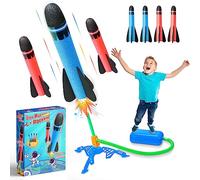 HappyGoLucky Juguetes Niños 3 4 5 6 7 Años, Cohete Juguete Juegos Aire Libre Regalo Niño 3-8 Años Juegos Jardin para Niños Exterior