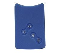 Happyit 4 Botones Silicona Cubierta Dominante de la Caja del Coche para Renault Clio Scenic Megane Plumero Sandero Captur Twingo koleos Control Remoto (Azul Claro)