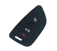 Happyit Caso de Cubierta de Silicona para Llave de Coche Adecuado para F15 F16 F39 F48 Serie G30 F85 G11 X1 X3 X4 X5 X6 35i 50i 3 4 Botones Negro (4 Botones A)
