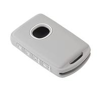 Happyit Caso de la Cubierta de la Carcasa de Llave de Coche de Silicona para Mazda 6 MX-5 Miata RF 3 Hatchback CX-30 4 Botones Mando a Distancia (Gris)
