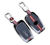 Happyit Casos de la Cubierta de la Llave del Coche de la Aleación del Cinc para Toyota CHR Camry Corolla RAV4 Highlander C-HR Prius Land Cruiser Prado 2 3 4 Botones (3 Botones)