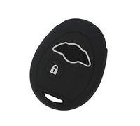 Happyit Cubierta de la Caja de la Llave del Coche de Silicona para Mini Cooper S R50 R53 1 Botón (Negro)
