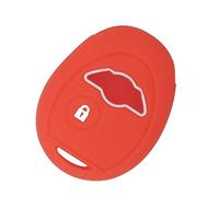 Happyit Cubierta de la Caja de la Llave del Coche de Silicona para Mini Cooper S R50 R53 1 Botón (Rojo)