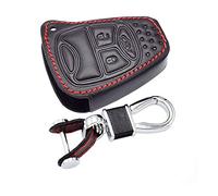 Happyit Cuero Caso de la cubierta de la llave del coche para Dodge JCUV Jeep Compass Grand Cherokee Patriot Pacifica Chrysler 300C