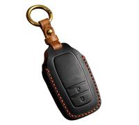 Happyit Funda de Aleación de Cuero para Llave de Coche Accesorio para Toyota Sienna Senna RAV4 Venza Mirai Hybrid Vehicles Alphard Previa Voxy Vellfire Noah 2/3 Buttones (Negro+2B)