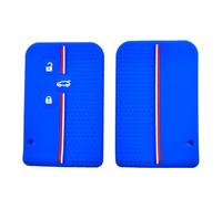 Happyit Funda Protectora de Silicona para Llaves de Coche para Renault Scenic 2 Megane Clio 4 Tula Region 2 Stage Zoe Cassone Logan Laguna，Azul