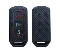 Happyit Fundas de Silicona para Llaves de Coche para Honda PCX Vario Forza 125 150 153 300 X-ADV SH125 SH150 SH300 Scoop Monkey Negro (3 Botones)