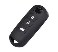 Happyit Llave del Coche de Silicona Caso de la Cubierta para Mazda 2 3 5 6 CX-3 CX-5 CX-7 CX-9 Velocidad Miata MX5 Mandos a Distancia 2 3 4 Botones (3 Botones A)