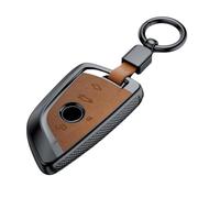 Happyit PC Premium Cubierta de la Llave del Coche Casos Clave para BMW X1 X3 X4 X5 F15 X6 F16 G30 7 Serie G11 F48 F39 520 525 f30 118i 218i 320i Bolso de Coche (Marrón)