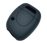 Happyit Silicona Llave del Coche Caso Cubierta para Renault Twingo Clio Master Kango 1 Botones Llave Remota (Negro)