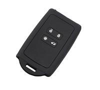 Happyit Silicona Llave Remota del Coche Funda Compatible with 2016-2017 Kadjar Skin Protector de Accesorios (Negro)