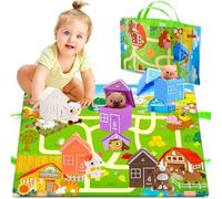 HappyKidsClub Juguetes Niños 1 2 3 años, Montessori 1 2 3 años Regalo Niño 1 2 3 años Juegos Infantiles Montessori Bebe Regalo Bebe 1 año Sensoriales Animales Granja Juguetes